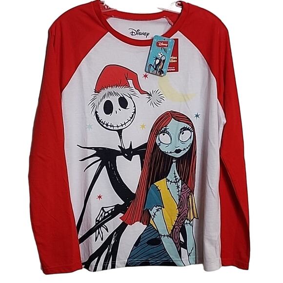 Disney Nightmare Before Christmas Long-Sleeve Tee, NWT, Large - Picture 1 of 6